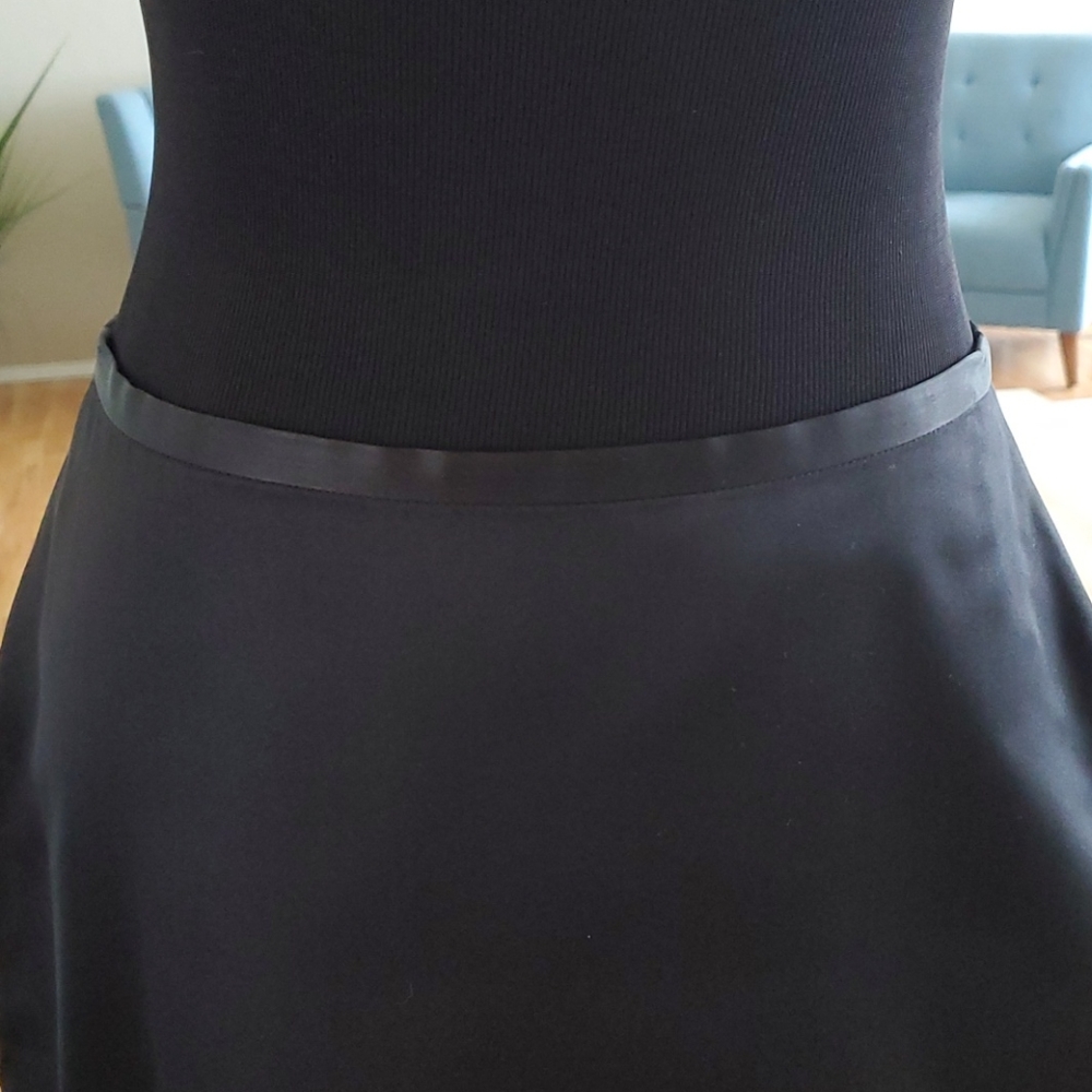 Catherine Regehr 100% Silk Black Long Skirt - Picture 2 of 5